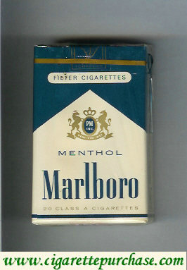 Marlboro Menthol green Marlboro cigarettes soft box